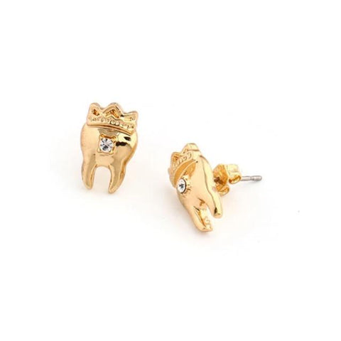 Cool Molar Queen Stud Earrings