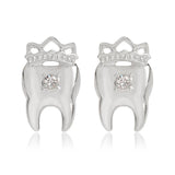 Cool Molar Queen Stud Earrings - Dentist Earrings - TOOTHLET