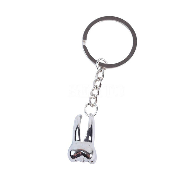 Dainty Lower Molar Keychain - Tooth Keychain - TOOTHLET