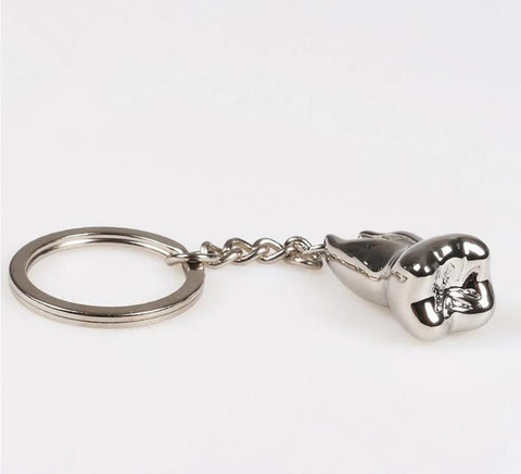Dainty Lower Molar Keychain