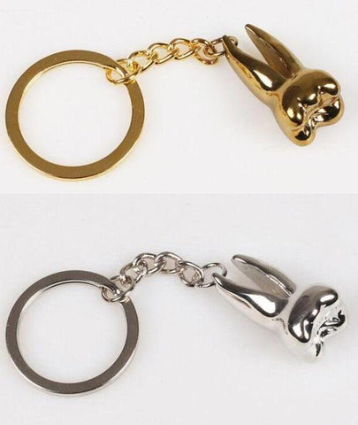Dainty Lower Molar Keychain