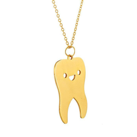 Everyday Smiley Tooth Necklace