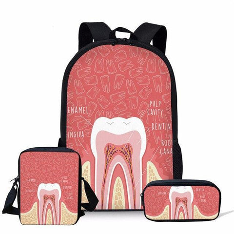 Fabulous Dental Anatomy Crossbody Bag
