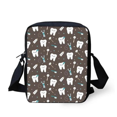 FABULOUS HAPPY TEETH CROSSBODY BAG Toothlet Stone