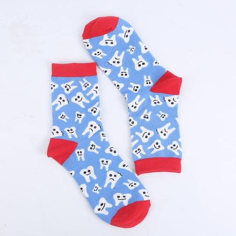 Fun Toothy Socks - Socks for Dental Professionals - TOOTHLET