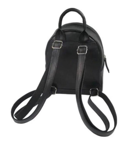 Happy Teeth Faux Leather Backpack Purse