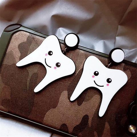 Happy Tooth Earrings
