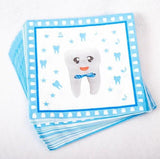 Happy Tooth Sky Blue Party - Tooth Shaped Decorations - TOOTHLET