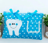 HELLO TOOTH FAIRY PILLOW Toothlet blue 