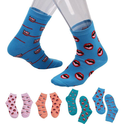 Hip Mismatched Dental Socks