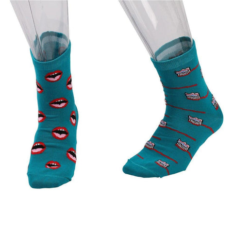Hip Mismatched Dental Socks