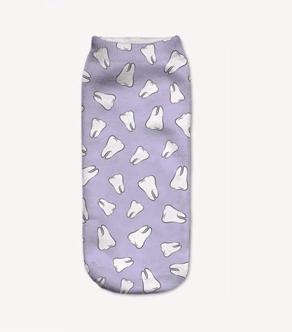 Oh Lilac! Teeth Socks