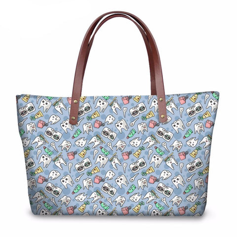 Ortho Fun Tote Handbag - Dentist Tote Bag - TOOTHLET