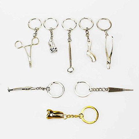 Posh Dental Mirror Keychain