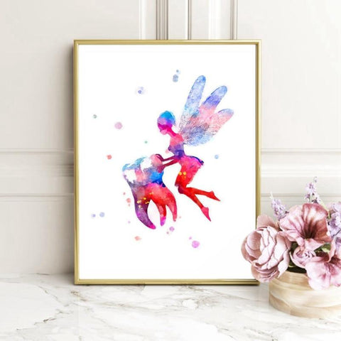 Premium Tooth Fairy Canvas