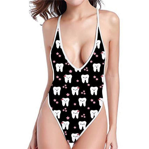 Toothy Summer Monokini