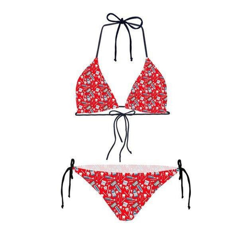 Cool Dentist Triangle Bikini Set