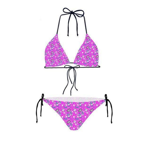 Cool Dentist Triangle Bikini Set