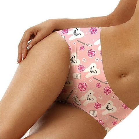 Smiley Teeth Seamless Culotte Panties