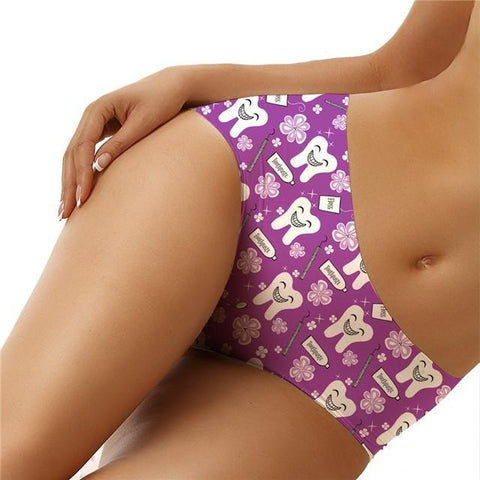 Smiley Teeth Seamless Culotte Panties