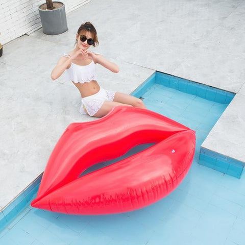 Inflatable Lips Summer Float