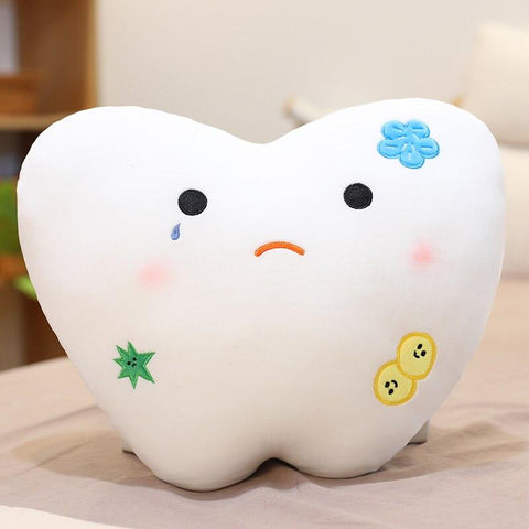 Happy and Sad Toothy Pillow