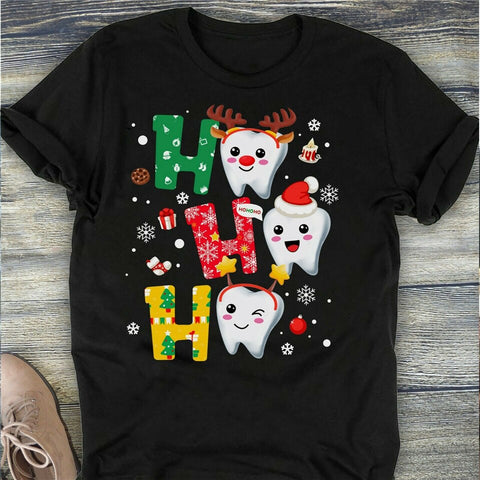 Ho, Ho, Ho! Dental Christmas T-Shirt