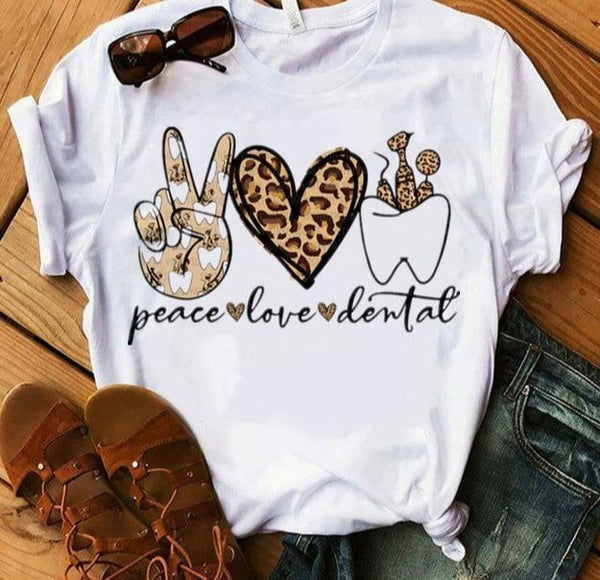 Peace, Love and Dental T-shirt