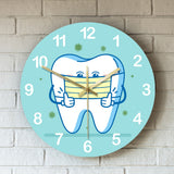 Masked Tooth Wall Clock