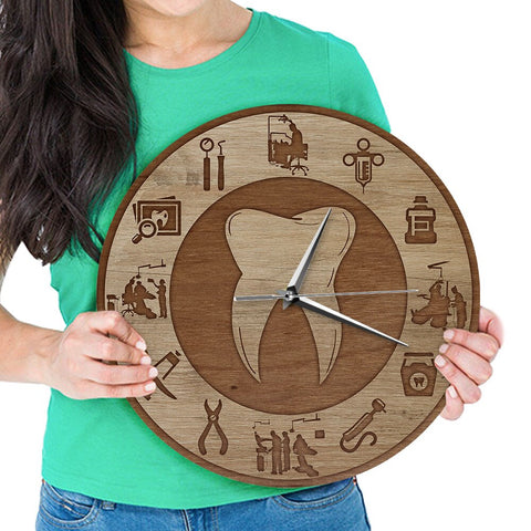 Round Molar Wall Clock