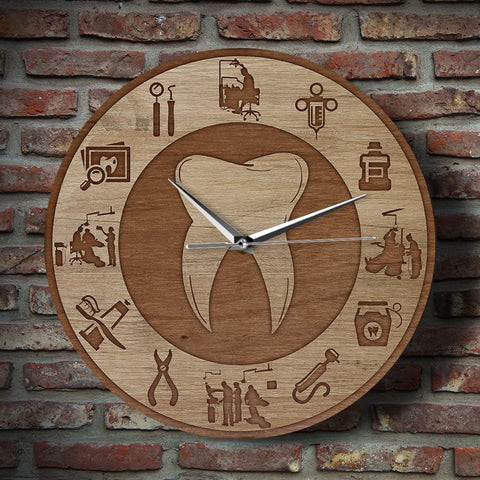 Round Molar Wall Clock