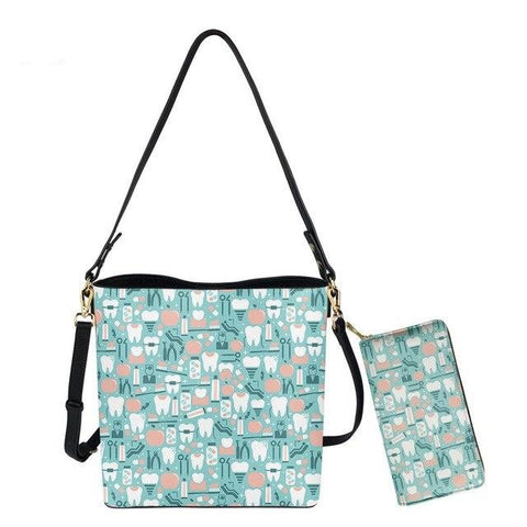 Implantology Crossbody Handbag and Wallet Set