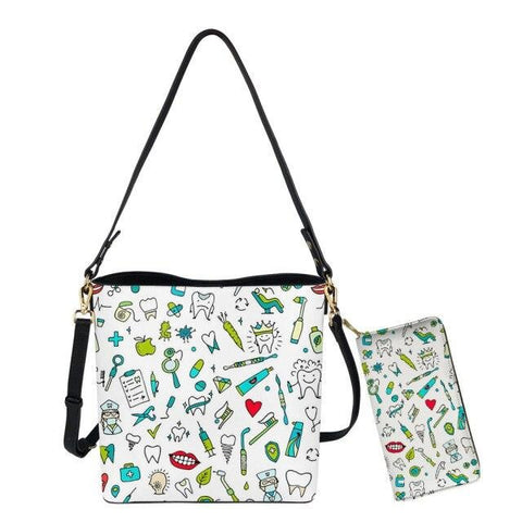 Cool clinic Crossbody Handbag and Wallet Set