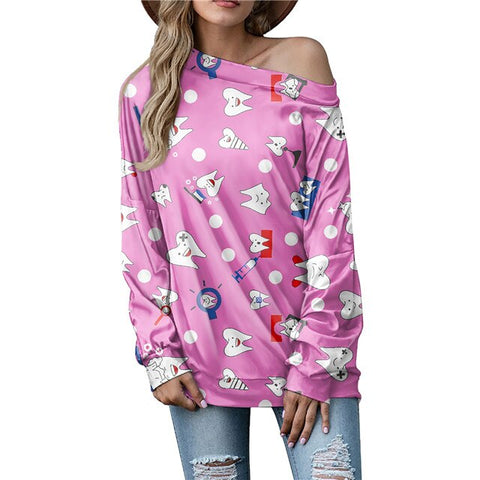 Toothache Cold Shoulder Top