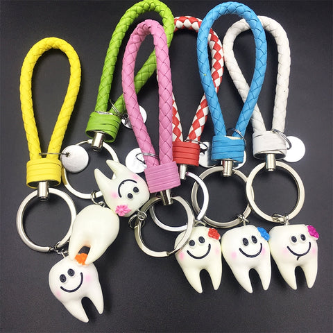 Super Cute Tooth Cord Keychain
