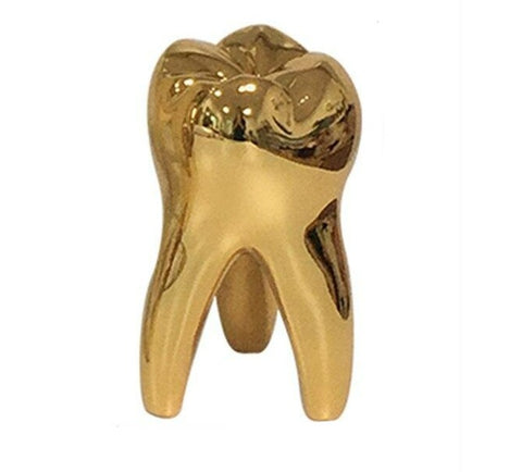 Golden Molar Sculpture