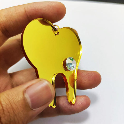 Golden Molar Earrings