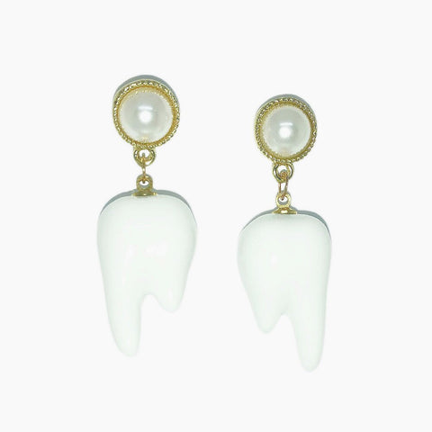 Luxurious Pearly Teeth Earrings