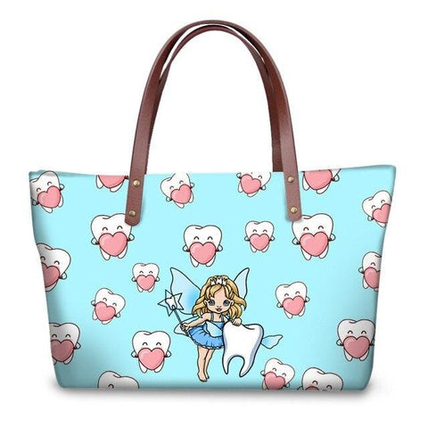 Lovely Tooth Fairy Tote Handbag