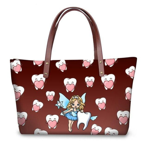 Lovely Tooth Fairy Tote Handbag