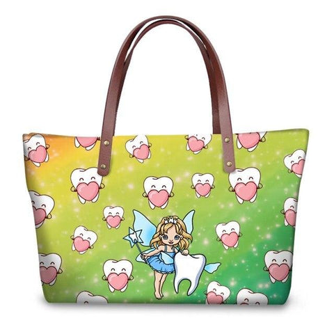 Lovely Tooth Fairy Tote Handbag