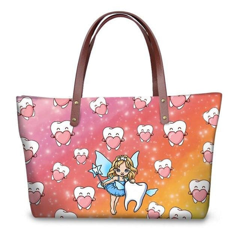 Lovely Tooth Fairy Tote Handbag