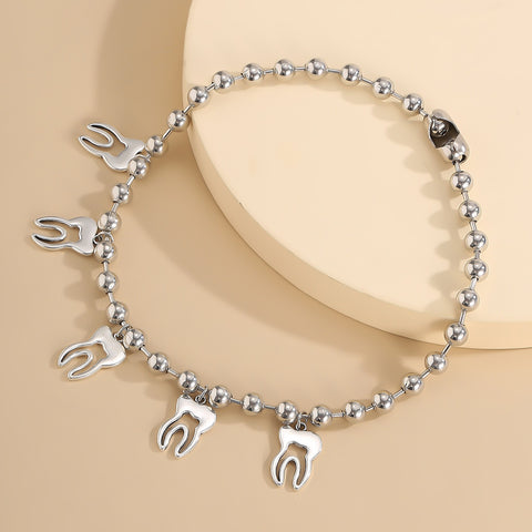 Posh Contoured Molar Necklace