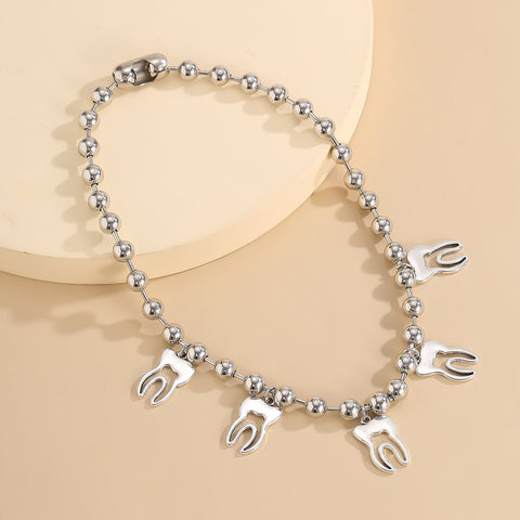 Posh Contoured Molar Necklace