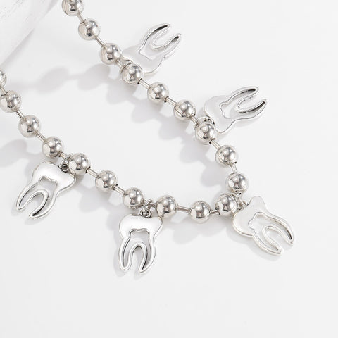 Posh Contoured Molar Necklace