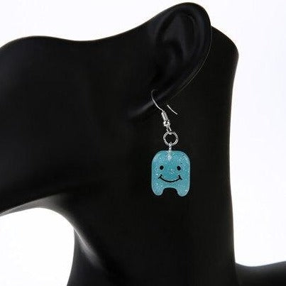 Cute Happy Tooth Earrings