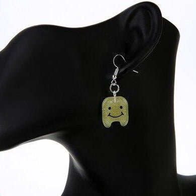 Cute Happy Tooth Earrings
