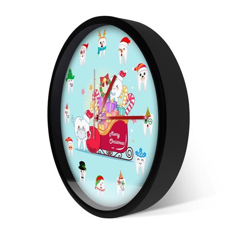 Dental Christmas Wall Clock
