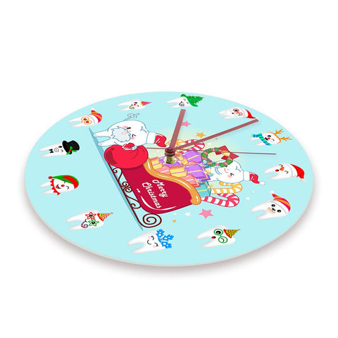 Dental Christmas Wall Clock