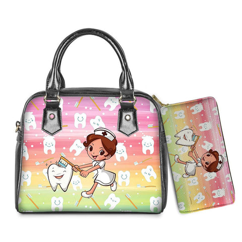 Dental Nurse Handbag and Wallet Set